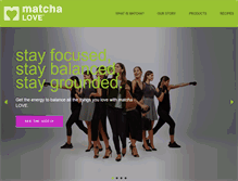 Tablet Screenshot of matchalove.com